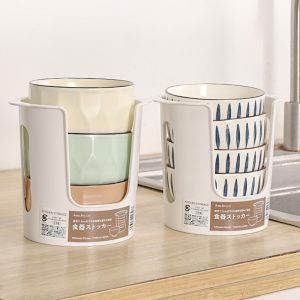 Khay đựng bát đĩa cất gọn Sanada