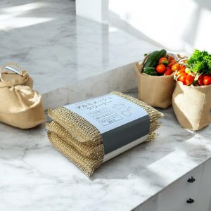 Set 3 miếng chà cọ xoong nồi cước nhôm Okazaki