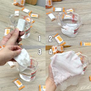 Gói 20 khăn mặt dạng nén Echo size 26x16cm