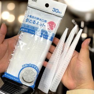 Set 30 túi lưới chắn tóc cho ống thoát nước Okazaki