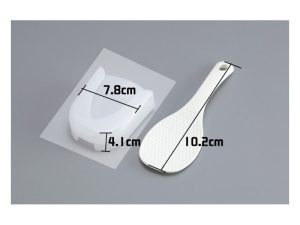 Muôi xới cơm kèm giá đựng