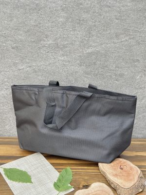 Túi đựng hộp cơm giữ nhiệt dáng ngang (màu đen)