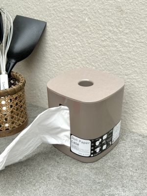 Hộp đựng khăn giấy cuộn Ishida (màu nâu)
