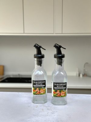 Chai đựng dầu ăn, nước mắm bằng thủy tinh có vòi rót 180ml Echo